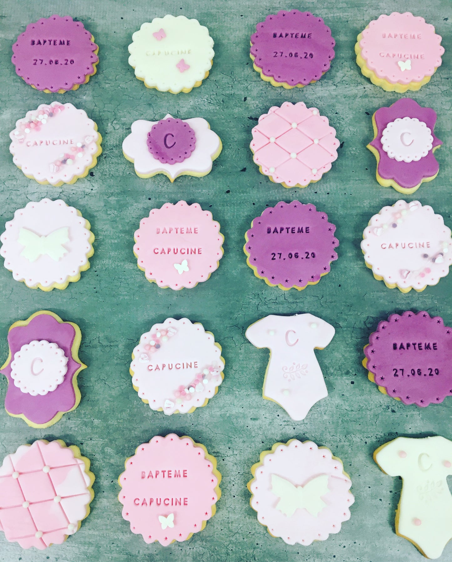 Sugar Cookies Baptême