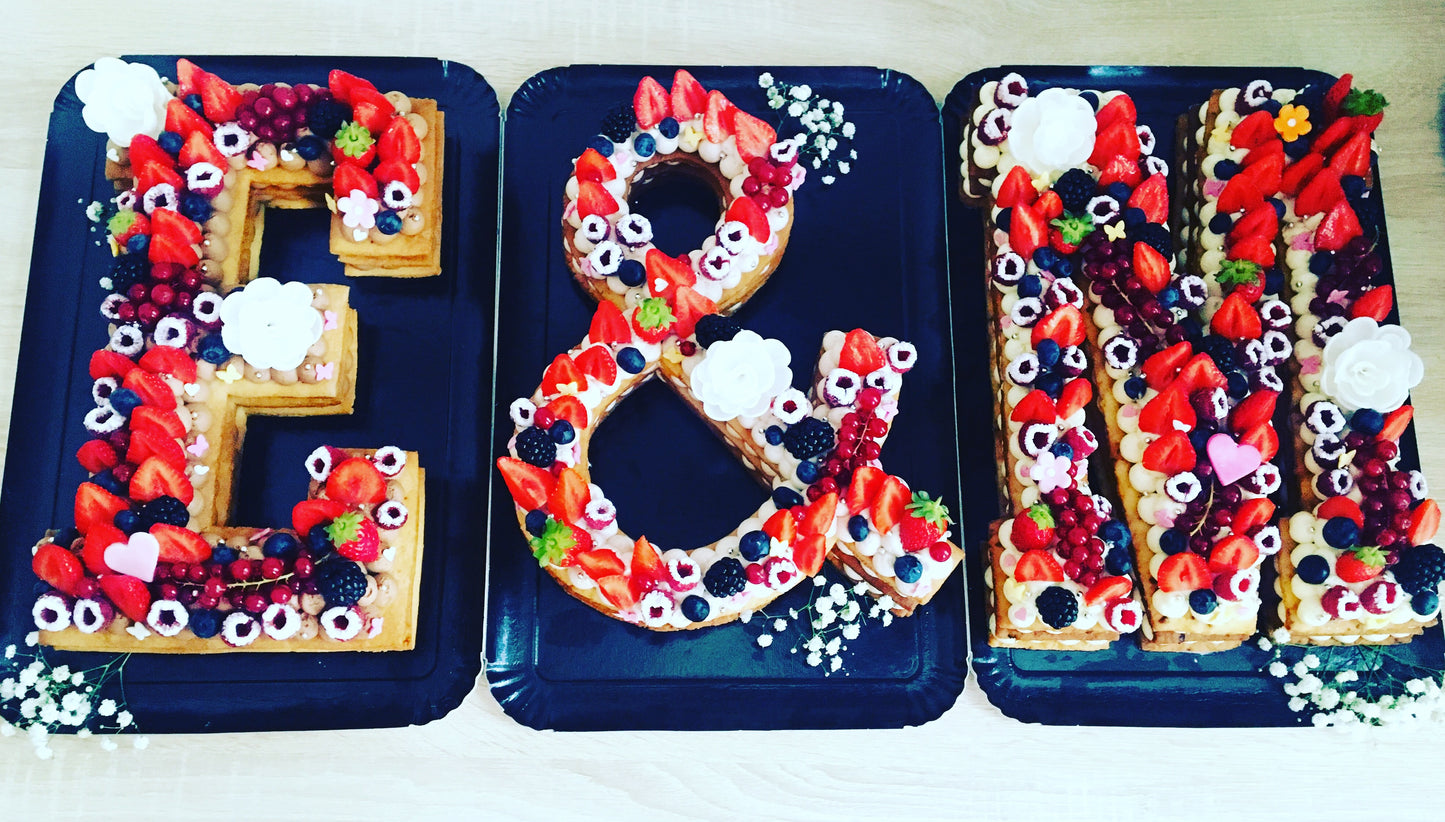 Letter Cake 50 personnes