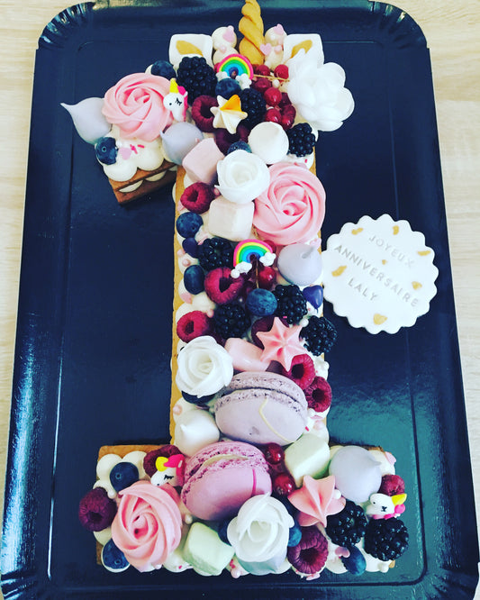 Number Cake Licorne 10 personnes