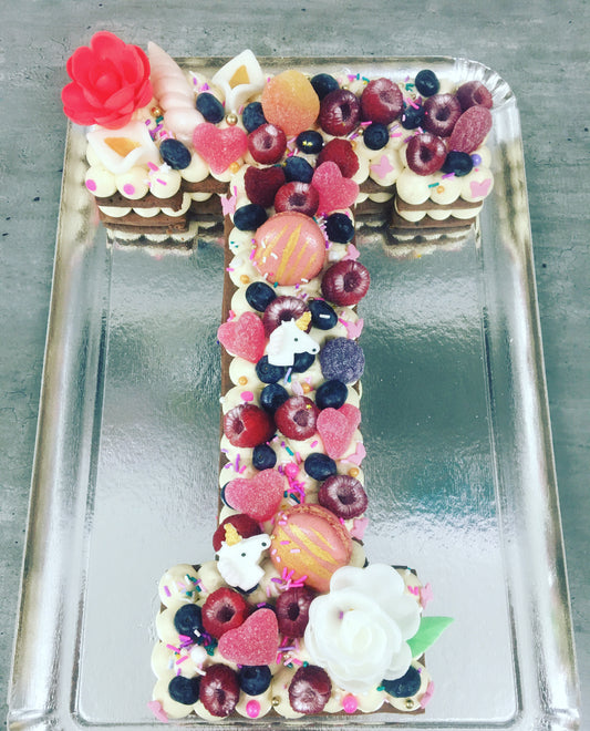 Letter Cake Licorne 12 personnes