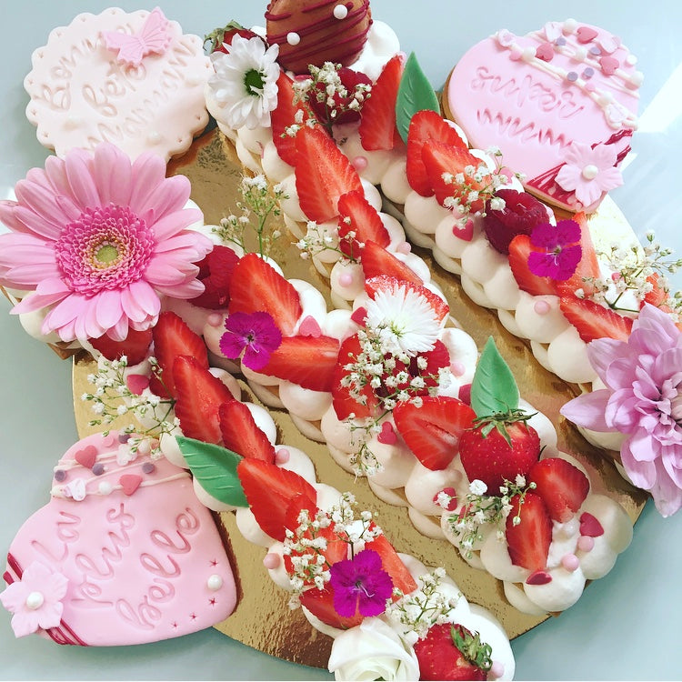 KIT Spécial Saint Valentin : LETTER CAKE + SUGAR COOKIES