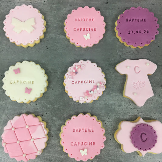 Sugar Cookies Baptême